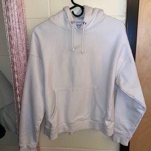 White champion hoodie